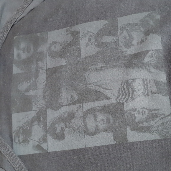 Taylor Swift Eras Tour Official Oversized Hoodie Size Medium In Dark Gray - Picture 2 of 12